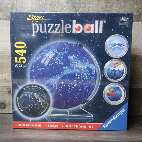 Star Line Puzzle Ball Ravensburger 540 Piece 3D - Picture 1 of 2